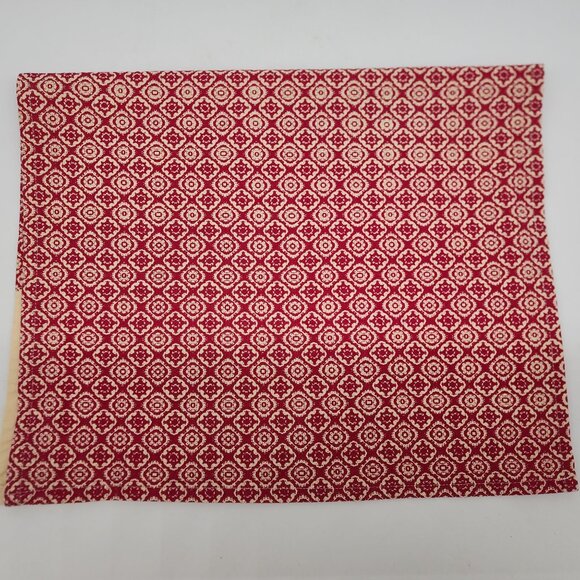 Fall Kitchen Towel Red & Beige With Leaf & Acorn Applique 16"x26" - Picture 8 of 9